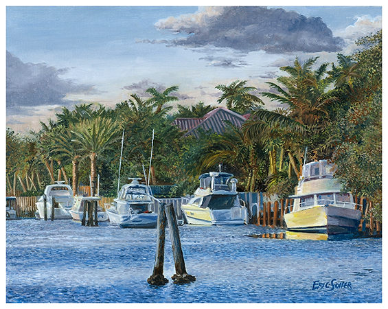 Parallel Parking, Original oil painting by fine artist Eric Soller